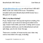 Предварительный просмотр 30 страницы BreatheSuite BreatheSuiteMDIV1 User Manual