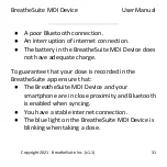 Предварительный просмотр 31 страницы BreatheSuite BreatheSuiteMDIV1 User Manual