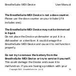 Предварительный просмотр 35 страницы BreatheSuite BreatheSuiteMDIV1 User Manual