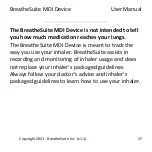 Предварительный просмотр 37 страницы BreatheSuite BreatheSuiteMDIV1 User Manual