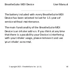 Предварительный просмотр 46 страницы BreatheSuite BreatheSuiteMDIV1 User Manual