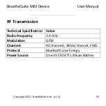 Предварительный просмотр 52 страницы BreatheSuite BreatheSuiteMDIV1 User Manual