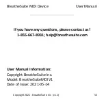 Предварительный просмотр 53 страницы BreatheSuite BreatheSuiteMDIV1 User Manual