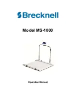 Brecknell 816965001620 Operation Manual preview