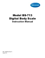 Brecknell BS-713 Instruction Manual preview