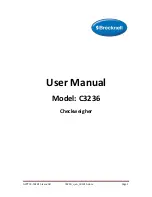 Preview for 1 page of Brecknell C3236 User Manual