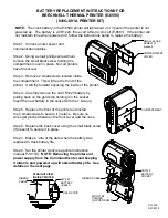 Предварительный просмотр 1 страницы Brecknell E-6590 Replacement Instructions