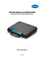 Brecknell GP100-USB User Instructions preview