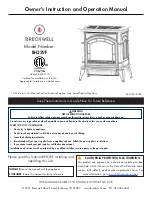 Предварительный просмотр 1 страницы Breckwell BH32VF Owner’S Instruction And Operation Manual