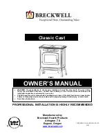 Breckwell Classic Cast P4000 Maintenance & Cleaning preview