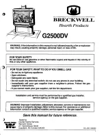 Preview for 1 page of Breckwell G2500DV Installation And Service Manual