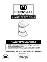 Breckwell Luxury P2700 Series Owner'S Manual preview