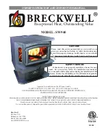 Preview for 1 page of Breckwell SW940 Owner'S Operation And Instruction Manual