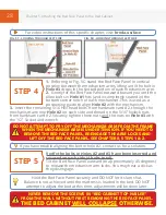 Предварительный просмотр 28 страницы BREDABEDS MURPHY BED Assembly Instructions Manual