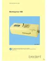 Предварительный просмотр 13 страницы bredent thermopress 400 Operation And Maintenance Manual