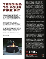 Предварительный просмотр 4 страницы BREEO LUXEVE FIRE PIT WHITE RIVER User Manual