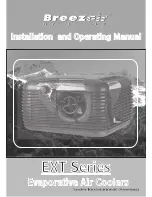 Предварительный просмотр 1 страницы Breezair EXT series Installation And Operating Manual