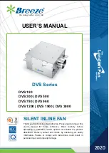 Breeze DVS 1200 User Manual предпросмотр