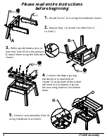 Предварительный просмотр 3 страницы Breezesta PIEDMONT PT-0601 Assembly