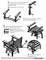 Предварительный просмотр 4 страницы Breezesta PIEDMONT PT-0601 Assembly