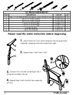 Предварительный просмотр 3 страницы Breezesta PT-0502 Assembly