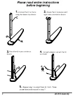 Предварительный просмотр 3 страницы Breezesta SHORELINE ADIRONDACK ROCKER AD-0110 Assembly