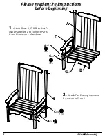 Preview for 3 page of Breezesta SKYLINE HIGH BACK ROCKER SK-0400 Assembly