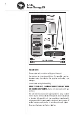 Preview for 4 page of Breg K.T.K. Instruction Booklet