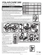 Breg Polar Care 500 Operating Instructions предпросмотр