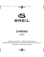 Предварительный просмотр 1 страницы BREIL Chrono 8162 Instruction Book