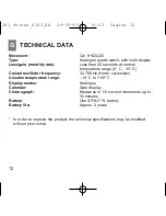 Предварительный просмотр 16 страницы BREIL Chrono 8162 Instruction Book