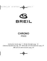 BREIL Chrono FS00 Instruction Book preview