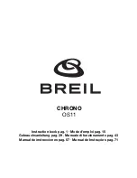 BREIL CHRONO OS11 Instruction Book предпросмотр