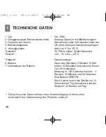 Предварительный просмотр 52 страницы BREIL OS80 Manta Instruction Book
