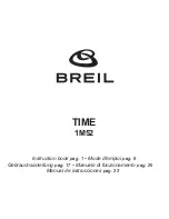 BREIL Time 1M52 Instruction Book предпросмотр