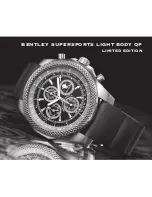 Preview for 2 page of Breitling BENTLEY SUPERSPORTS LIGHT BODY QP Instruction Manual