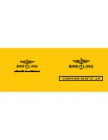 Breitling CHRONO-MATIC 49 User Manual preview