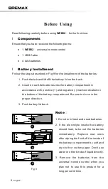 Предварительный просмотр 12 страницы Bremax WEB02 I User Manual