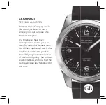 Preview for 3 page of Bremont ARGONAUT Technical Notes