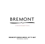 Bremont BOEING 247 TI-GMT Technical Notes preview