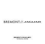 Bremont JAGUAR MKIII Technical Notes предпросмотр