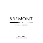 Preview for 1 page of Bremont U-2 Technical Notes