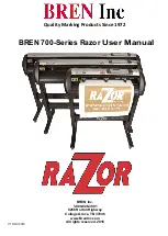 Предварительный просмотр 1 страницы BREN Razor 700 Series User Manual