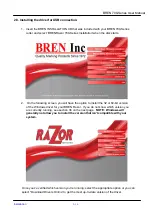 Предварительный просмотр 24 страницы BREN Razor 700 Series User Manual