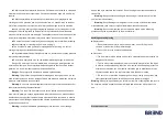 Предварительный просмотр 11 страницы BREND BR-2208 User Manual