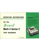 Предварительный просмотр 1 страницы Brenell Mark 5 Series 2 Operating Instructions Manual