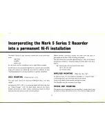 Предварительный просмотр 11 страницы Brenell Mark 5 Series 2 Operating Instructions Manual