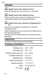 Предварительный просмотр 46 страницы brennenstuhl 1507450 Operating Manual