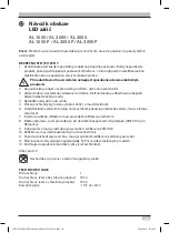 Предварительный просмотр 35 страницы brennenstuhl AL 1050 Operating Instructions Manual