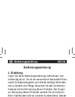 Preview for 4 page of brennenstuhl BAT EM 231 Operating Instructions Manual